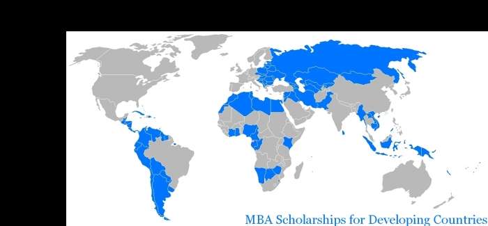 MBA Scholarships for Developing Countries  main image