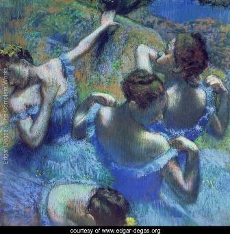 Edgar Degas' Blue Dancers (c.1899)