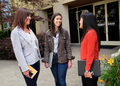 Alison Joseph (center); marketing manager at eBay for Charity