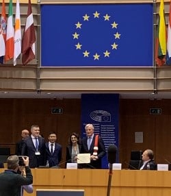Michel Barnier. European Parliamant, Brussels