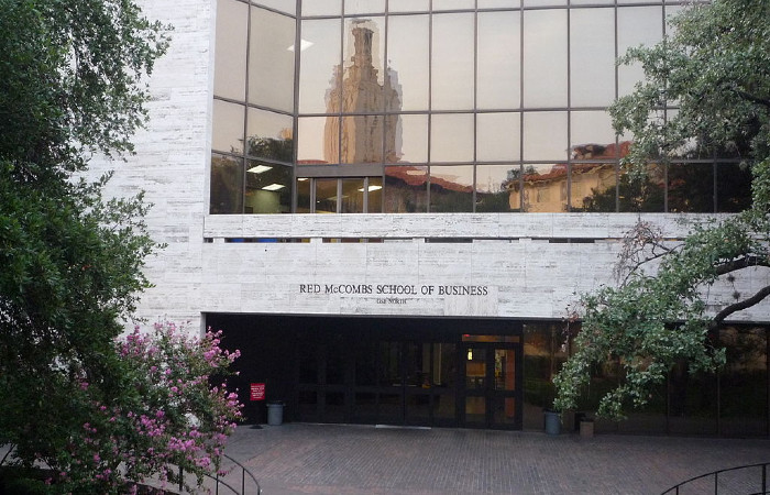 McCombs School of Business by Utexas via Wikimedia Commons