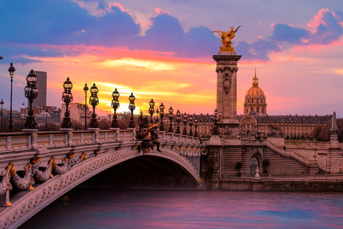 Alexandre III Bridge, Paris France