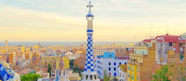 Park Güell, designed by Antoni Gaudí