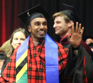 Benjamin Fernandes at Stanford GSB’s graduation (commencement) ceremony