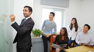 Students at Peking University’s Guanghua School of Management