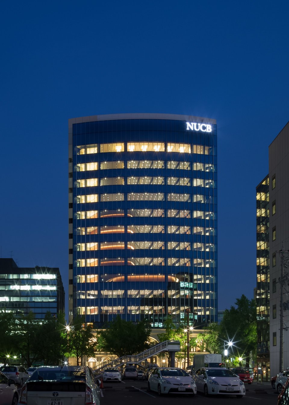 NUCB Exterior Night