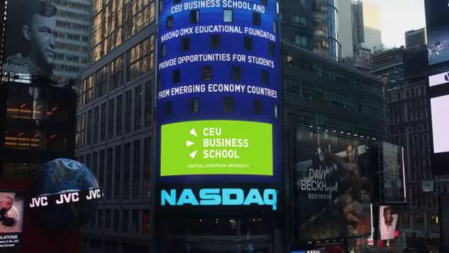 NASDAQ Grant for CEU MBA Students from Emerging Economies: MBA News main image