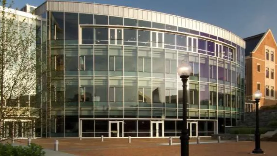 The Hariri building at the McDonough School of Business