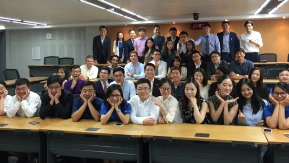 The latest class of MBA students at Guanghua School of Management