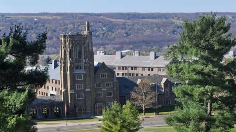 Cornell University campus in Ithaca, NY