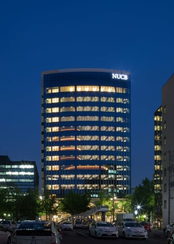 NUCB Exterior Night